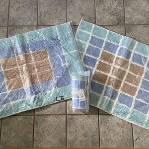 Urban Outfitters NEW Cora Shower Curtain and 2 Bath Mats Set